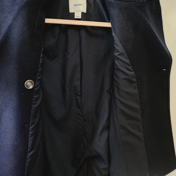 Old Navy Blue Pea Coat - Picture 3 of 13